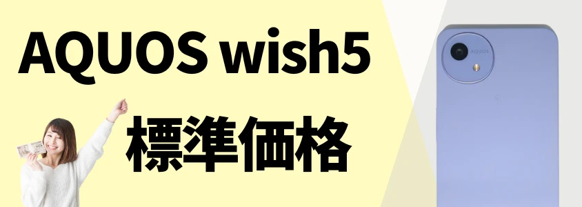 AQUOS wish5 標準価格
