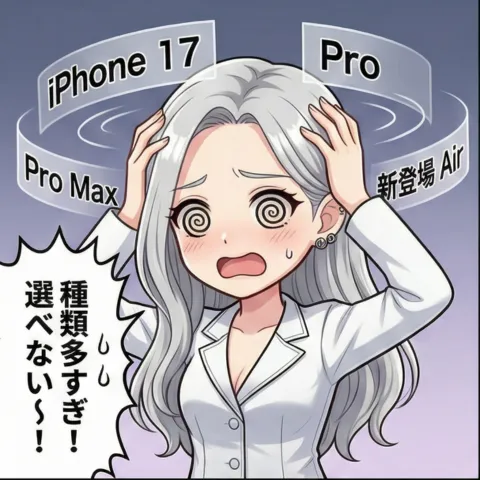 iPhone17 4コマ漫画 1ページ