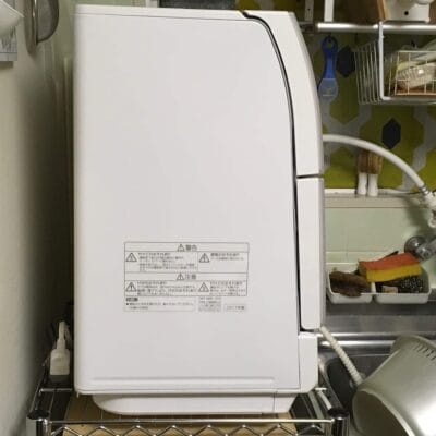 横から見た食洗機