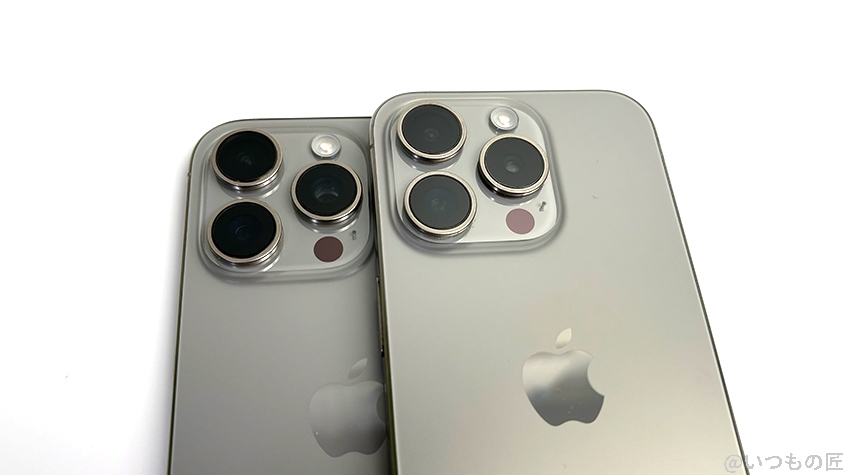 iPhone16 ProとiPhone 15 Proの違いを比較!買うならどっちがいい?
カメラ、ビデオ機能を比較