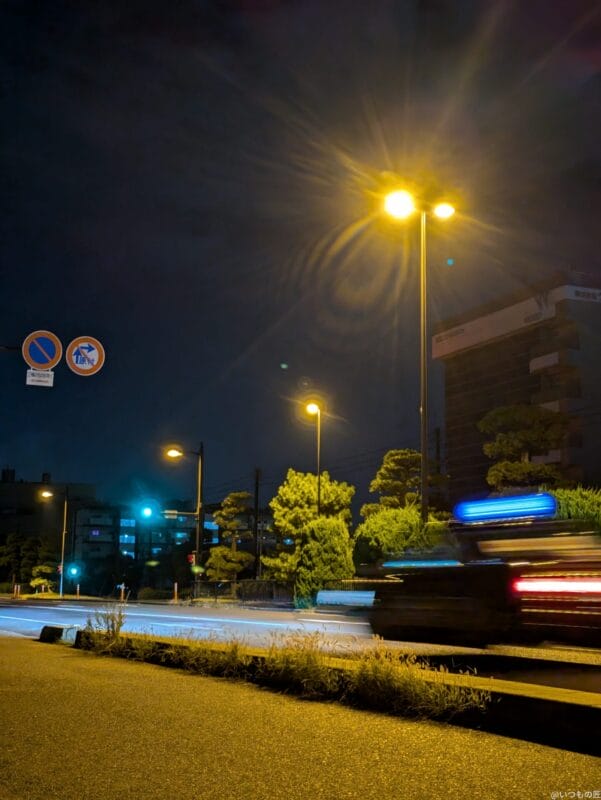 Google Pixel 8a カメラ
Google Pixel 8aの通常モードで夜間撮影した写真