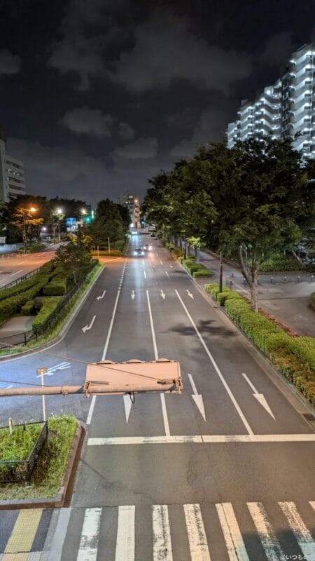 Google Pixel 8a カメラ
Google Pixel 8aの通常モードで夜間撮影した写真