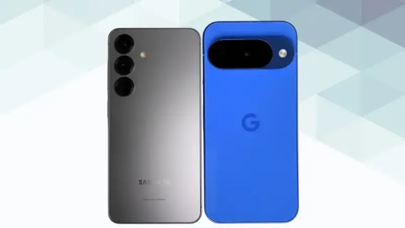 Galaxy S25とGoogle Pixel 10の比較 背面デザイン