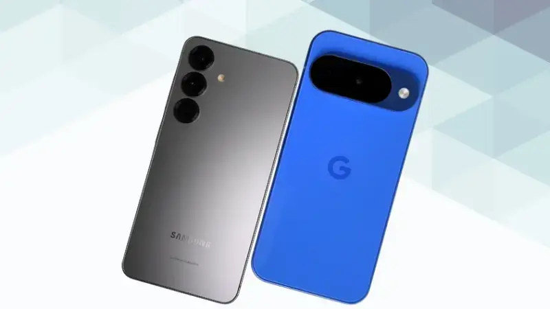 Galaxy S25とGoogle Pixel 10の比較 背面デザイン