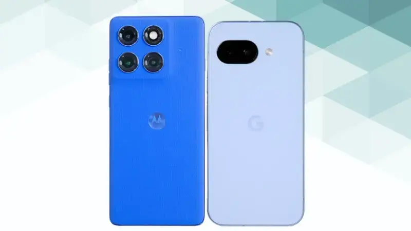 Motorola edge 60 proとGoogle Pixel 9aの比較 背面デザイン