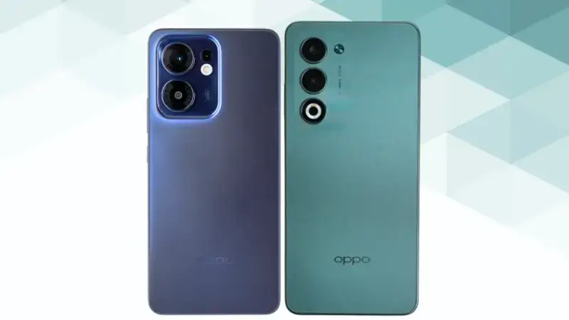 OPPO Reno13 Aと
OPPO A5 5Gの比較 背面デザイン
