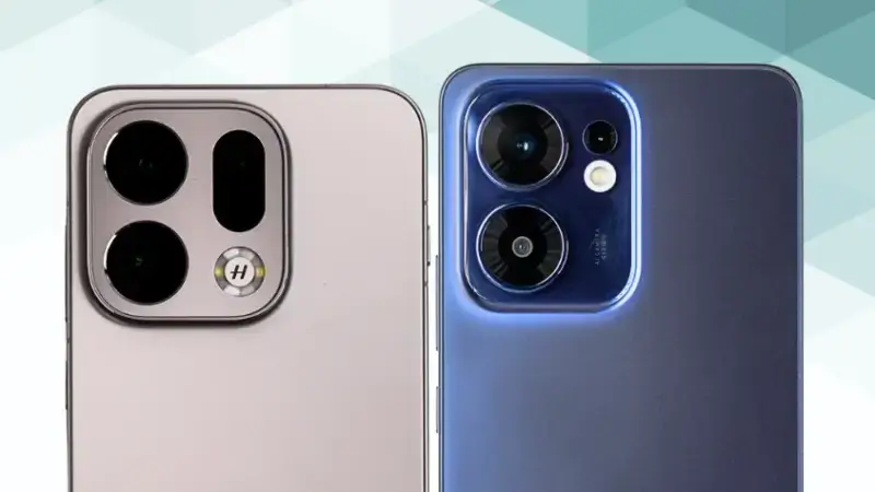 OPPO Find X9とOPPO Reno13 Aの比較 カメラデザイン