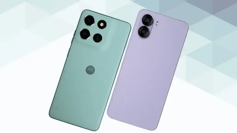 moto g66 5Gとnubia S2の違い 背面デザイン