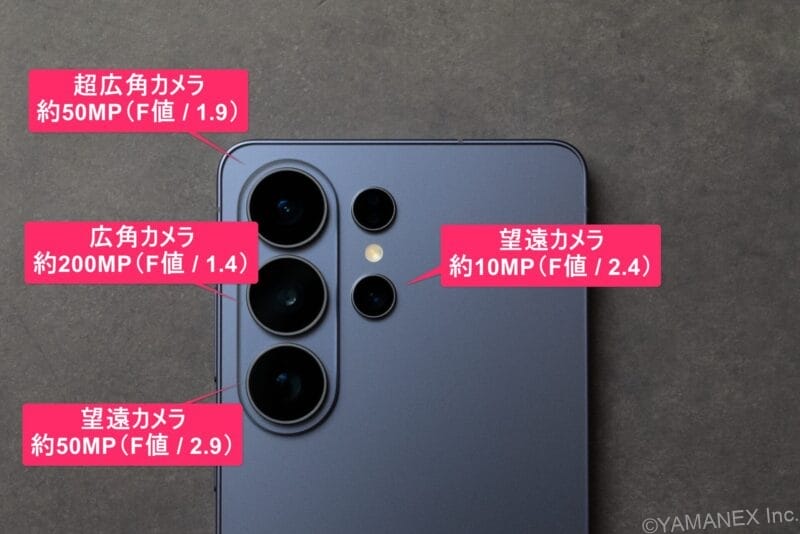 Galaxy S26 カメラ
机の上に置かれたGalaxy S26 Ultra