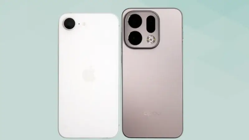 iPhone17eとOPPO Find X9と比較 背面デザイン