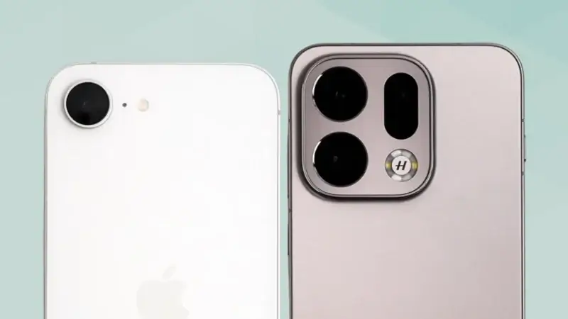 iPhone17eとOPPO Find X9を比較 カメラデザイン