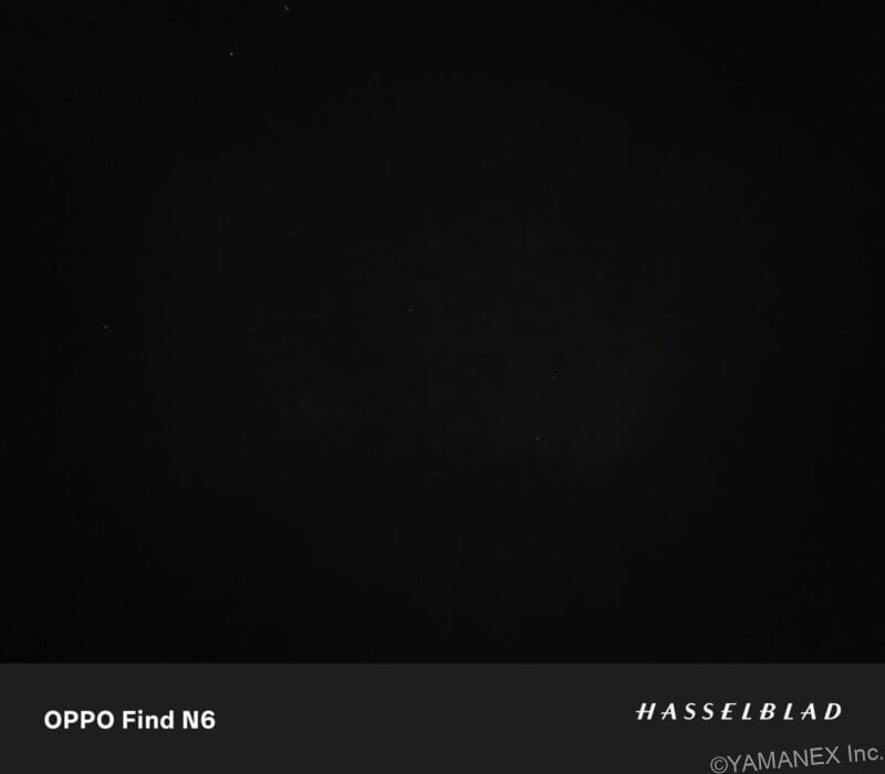 OPPO Find N6 カメラ 夜空の星を撮影した一枚