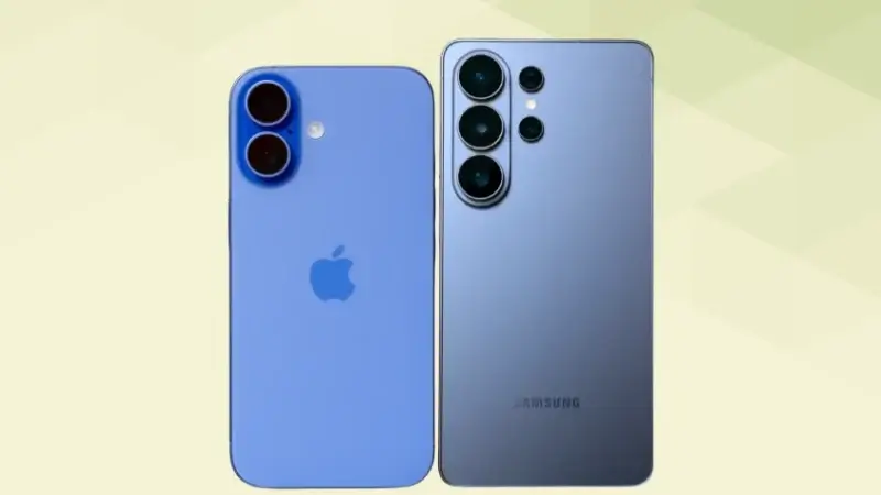 iPhone16とGalaxy S26 Ultraを比較 背面デザイン