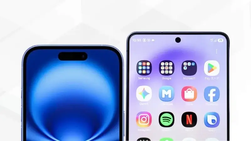 iPhone16とGalaxy S26 Ultraを比較 ディスプレイデザイン