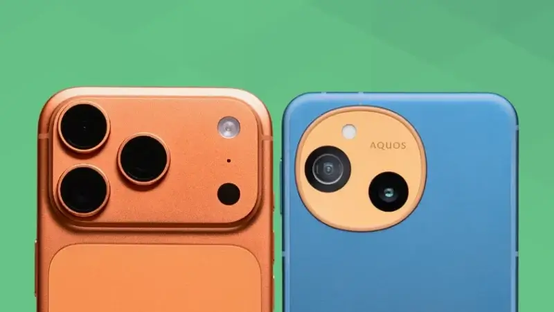 iPhone17 ProとAQUOS sense10を比較 カメラデザイン