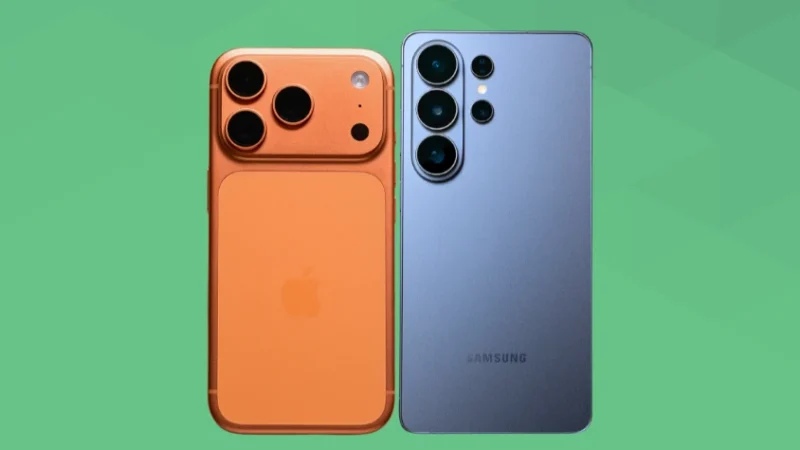 iPhone17 ProとGalaxy S26 Ultra比較 背面デザイン