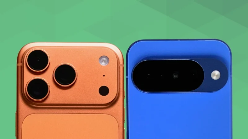 iPhone17 ProとGoogle Pixel 10の比較 カメラデザイン