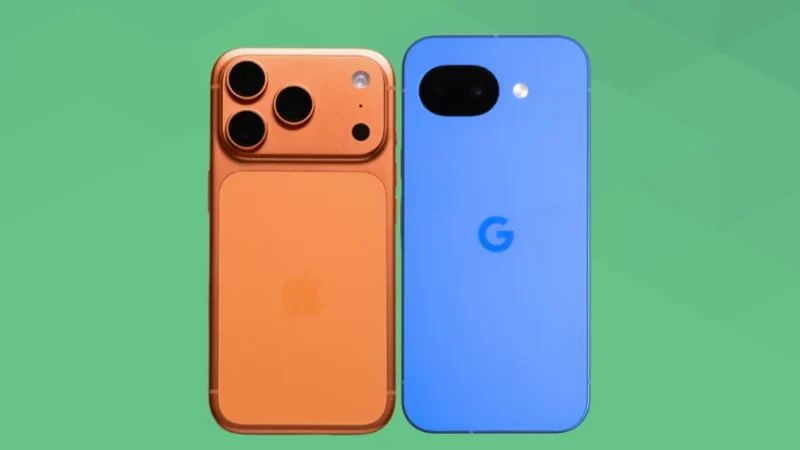 iPhone17 ProとGoogle Pixel 10a比較 背面デザイン
