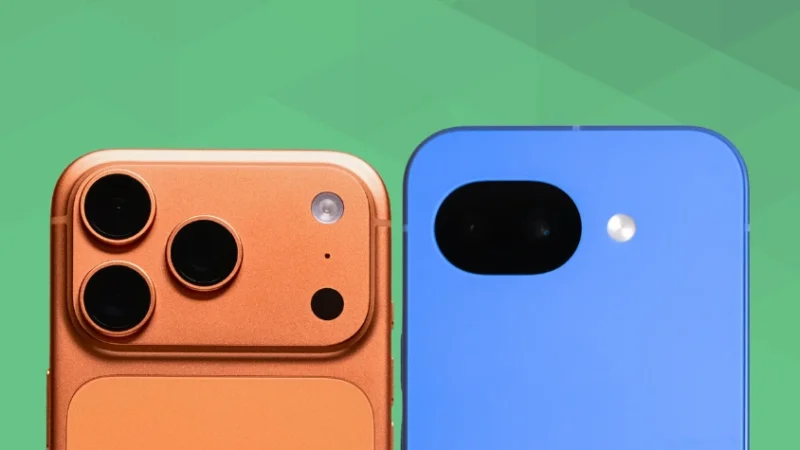 iPhone17 ProとGoogle Pixel 10aの比較 カメラデザイン