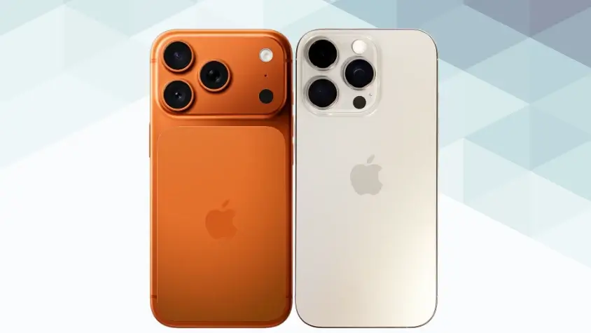 iPhone17 ProとiPhone16 Proの比較 背面デザイン