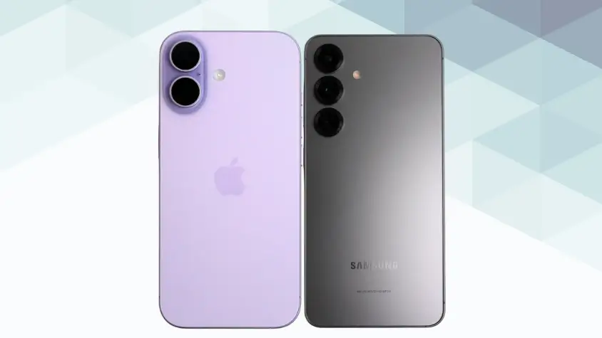 iPhone17とGalaxy S25を比較 背面デザイン