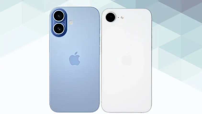 iPhone17とiPhone16eの比較 背面デザイン