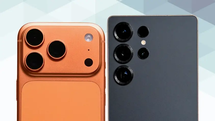 iPhone17 ProとGalaxy S25 Ultraを比較 カメラデザイン