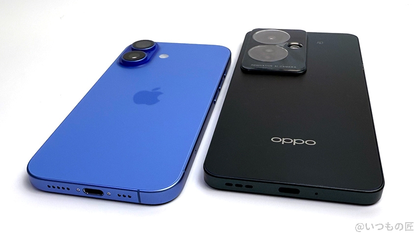 iPhone16とOPPO Reno11 Aの違いを比較！買うならどっちがいい？
生体認証を比較