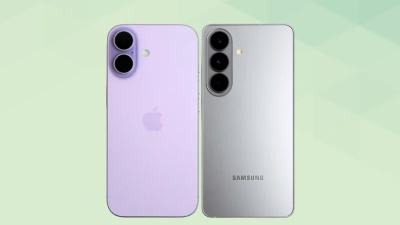 iPhone17とGalaxy S26比較 背面デザイン