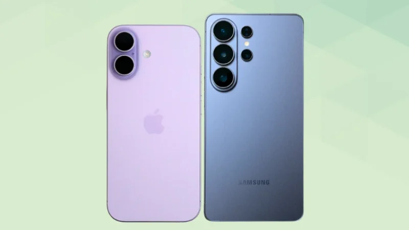iPhone17とGalaxy S26 Ultra比較 背面デザイン