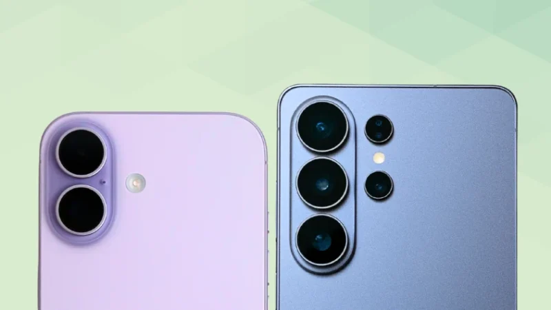 iPhone17とGalaxy S26 Ultraの比較 カメラデザイン