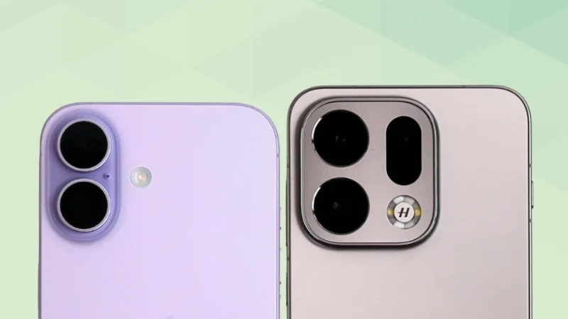 iPhone17とOPPO Find X9の比較 カメラデザイン