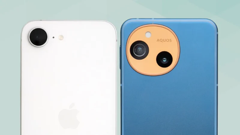 iPhone17eとAQUOS sense10を比較 カメラデザイン