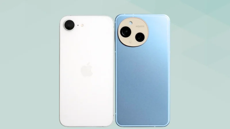 iPhone17eとAQUOS sense9を比較 背面デザイン