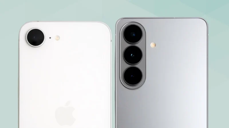 iPhone17eとGalaxy S26を比較 カメラデザイン