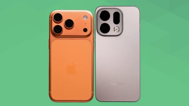 iPhone17 ProとOPPO Find X9と比較 背面デザイン